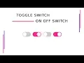 CSS Toggle Switch On Off Button Design Using HTML And CSS 4 Minutes Tutorial