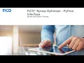 FICO Xpress Python API - Introduction FICO
