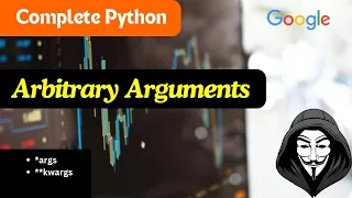 Lec-35 Arbitrary Arguments in Python args kwargs Complete Python Course