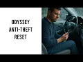 2008 Honda Odyssey Anti Theft System Reset