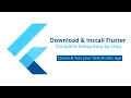 Install Flutter in Android Studio 2021 on Windows - Full Setup