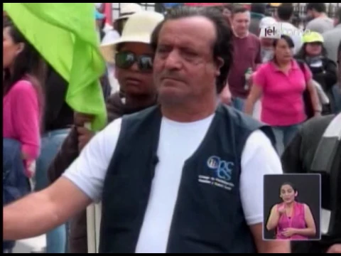 Marcha por el día de la mujer para respaldar a binomio oficialista