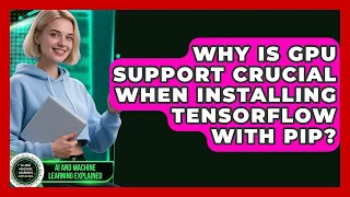 Why Is GPU Support Crucial When Installing TensorFlow With Pip - AI and Machine Learning Explained