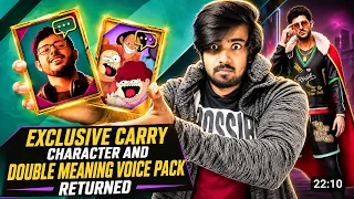 😂OMG !! CRAZIEST NOT YOUR TYPE MEME VOICE PACK RETURN & CARRY MINATI CHARACTER CRATE OPENING IN BGMI