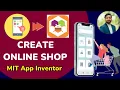 Build Your Own Shopping App in MIT App Inventor Easy eCommerce App Tutorial 2025