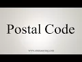 How To Say Postal Code
