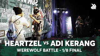 Download HEARTZEL vs ADI KERANG | Werewolf Beatbox Championship 2018 | 1/8 Final MP3