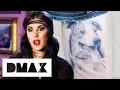 Kat Von D Inks Incredible Dog Portrait For German Client LA Ink
