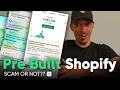 Buying PRE BUILT SHOPIFY store from ADSELLR Website Review