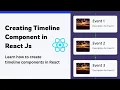 React js Challenge Day 38 timeline component in react js