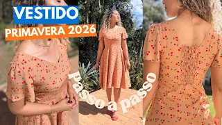 VESTIDO AJUSTÁVEL  PRIMAVERA 2026 TUTORIAL