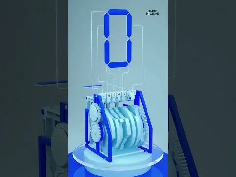 Mechanical Clock Mechanism | 3D Engineering Animation #mechanicalengineering #3danimation #diyideas