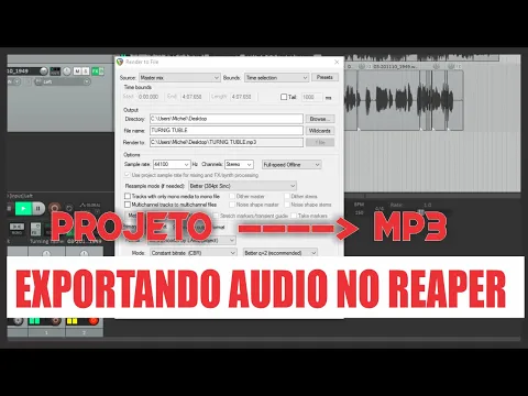 Download MP3 COMO EXPORTAR AUDIO NO REAPER