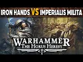 Download Lagu Iron Hands vs Imperialis Militia - Warhammer Horus Heresy 3rd Edition Battle Report