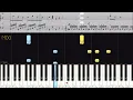 【モーツァルト ピアノソナタ】16番 第一楽章/ゆっくり/指番号/ドレミ付き