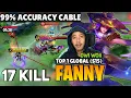 Download Lagu 17 Kill! Fanny Insane Tornado Top 1 Global Fanny S15 By Dwi Woii - Mobile Legends