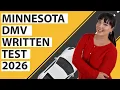 Minnesota DMV Written Test 2026 60 Questions with Explained Answers