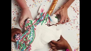 Watch and learn get the recipe for this tasty Unicorn Pull-apart Cake here