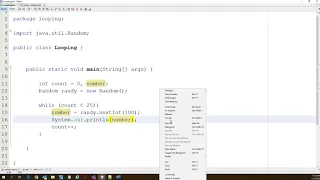 Java Programming While Loops and Random numbers
