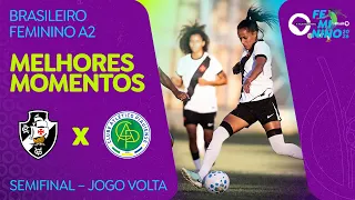 MELHORES MOMENTOS: VASCO 4 X 0 ATLÉTICO-PI | BRASILEIRO FEMININO A2 | SEMIFINAL - JOGO VOLTA
