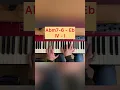 Dramatic IV - I progression #musicproducer #chordprogression #jazz