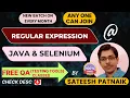 Java Regular Expressions Selenium WebDriver Free QA - Core Java