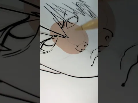 Кагияма из аниме скетч на iPad