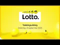 Lotto trekkingsuitslag 13 september 2025