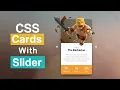 Responsive Card Slider With Animation Using Html CSS Javascript