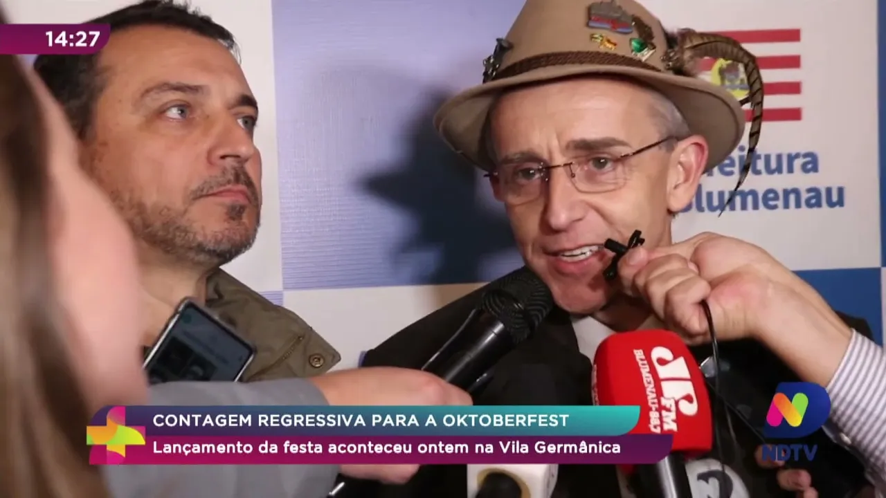 Contagem regressiva para Oktoberfest: lançamento da festa aconteceu na terça (28) na Vila Germânica