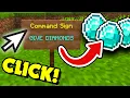 Click Signs to RUN COMMANDS in Minecraft 1 21 5 Java Clickable Sign Command Very Useful