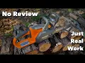 Just Actual Real Work with My Useful Ridgid Brushless Chainsaw