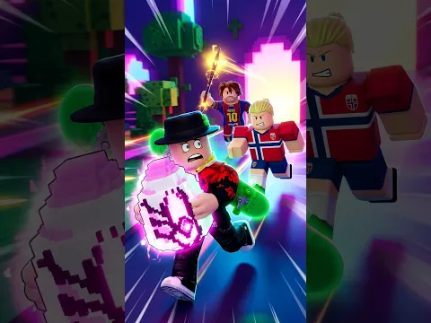 I BATTLED MESSI and HAALAND in ROBLOX STEAL AN EGG #stealanegg #roblox
