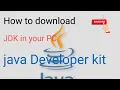How to Install JDK and Run Your First Java Program Step-by-Step