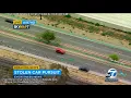 RAW Chase suspect drives on wrong side of road in Riverside ABC7