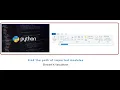 How to find path of the imported modules in Python