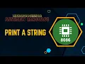 3 - Print A String Using Assembly Language Assembly Language Bangla Tutorial