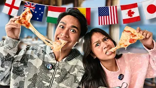 Eating foods from around the WORLD for 24 HOURS!
