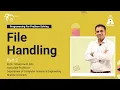 File Handling Part 2 Programming For Problem Solving S Chand Academy