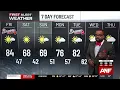 Near-record heat today 70s for Braves game