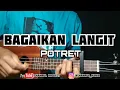 BAGAIKAN LANGIT - POTRET | Lirik \u0026 Kunci Cover Ukulele by SHAHRUL PROJECT