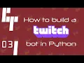 Setting up the database - How to build a Twitch bot in Python