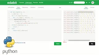 Python Coding Challenge