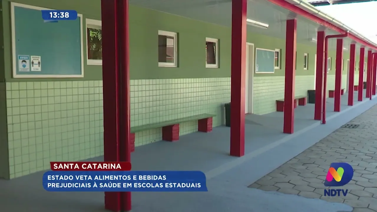 Santa Catarina: estado veta alimentos e bebidas prejudiciais à saúde em escolas estaduais