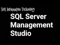 SQL Server Management Studio