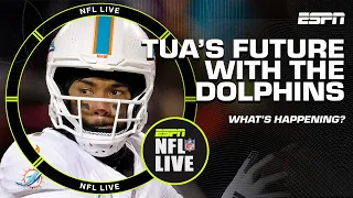 Download What's happening with Tua Tagovailoa in Miami 👀 Entering FINAL YEAR of rookie contract 💰 | NFL Live MP3