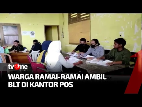 Masyarakat Terdampak Kenaikan Harga BBM Mulai Terima Bansos