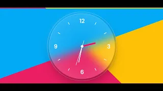 Creating a Glassmorphism Analog Clock in HTML CSS JS STEP BY STEP PROJECT 12 of 80