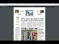 How to read The Dominion Post E-edition