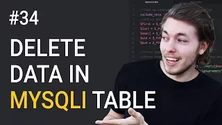 34 Delete Data From MySQL Database PHP Tutorial Learn PHP Programming PHP for Beginners